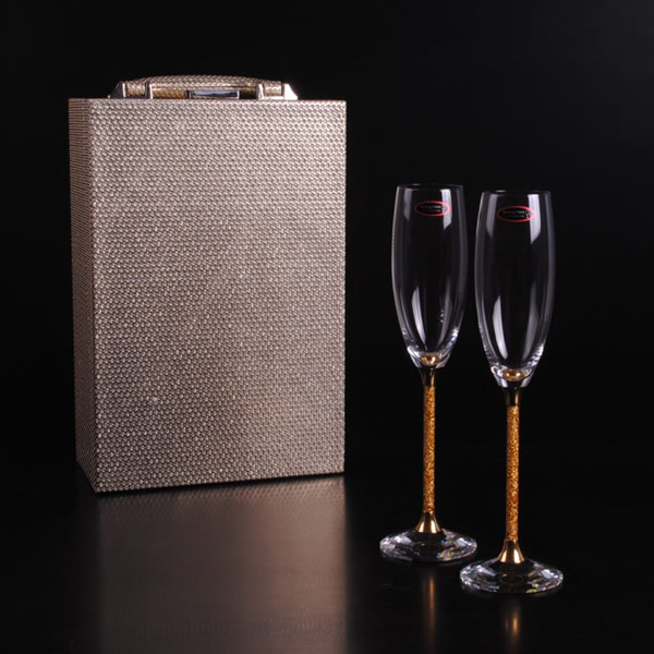 海洋之心系列-金箔香槟杯套装
