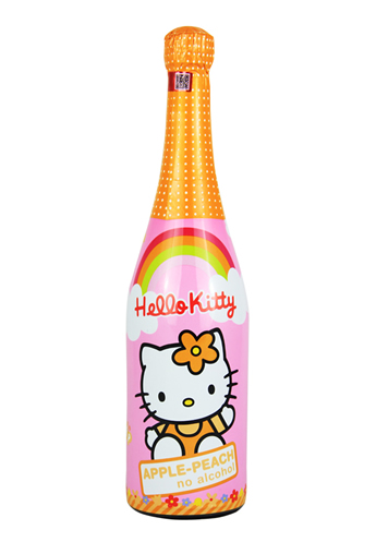 HELLO KITTY/凯蒂猫苹果水蜜桃无醇起泡