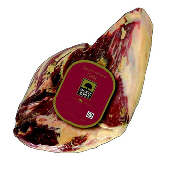 橡山伊比利亚风干火腿后腿法定谷物饲养去骨